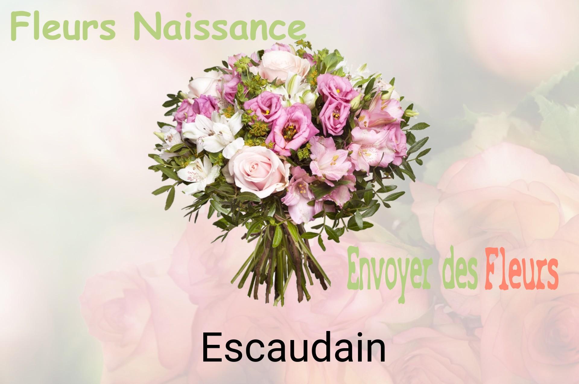 Bouquet de fleurs de naissance livré à Escaudain